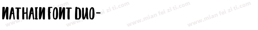 Nathain Font Duo字体转换